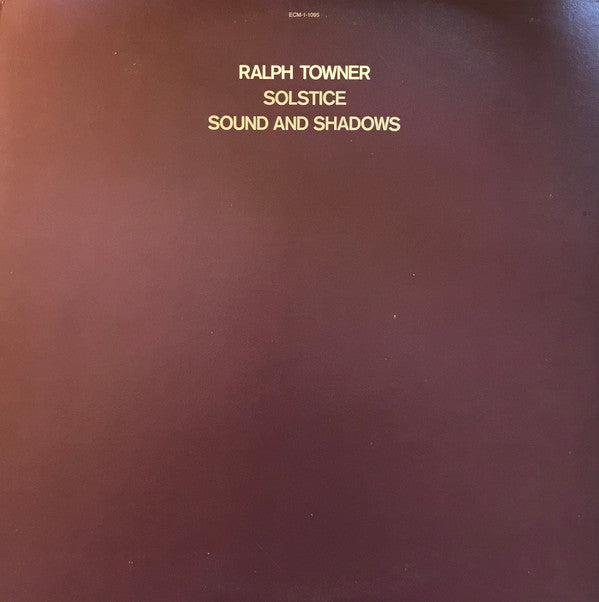 Ralph Towner : Solstice / Sound And Shadows (LP, Album)