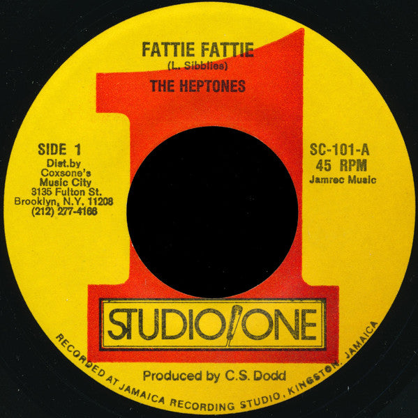 The Heptones : Fattie Fattie (7", RE)