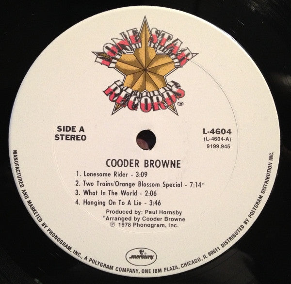 Cooder Browne : Cooder Browne (LP, Album, Ter)