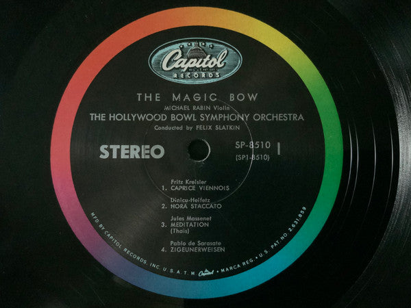 Michael Rabin, The Hollywood Bowl Symphony Orchestra : The Magic Bow (LP, Album, RP)