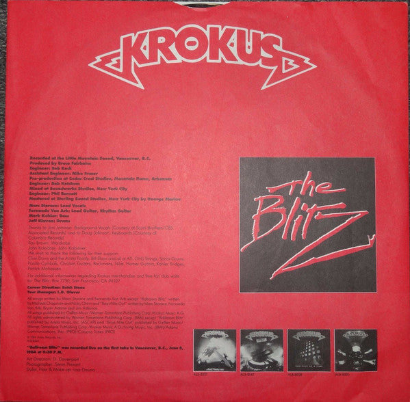 Krokus : The Blitz (LP, Album)