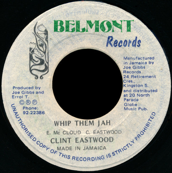 Clint Eastwood : Whip Them Jah (7")