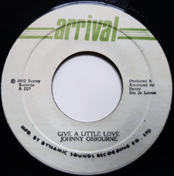 Johnny Osbourne : Give A Little Love (7")