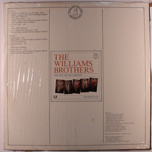 The Williams Brothers (2) : God Will See You Through (LP, Album)