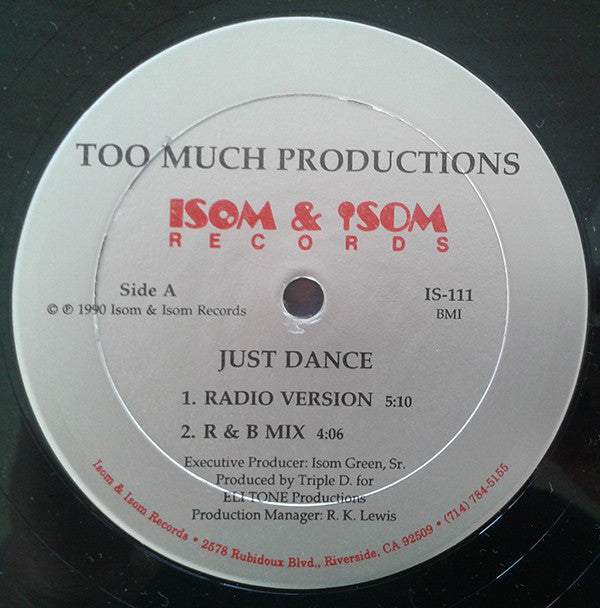 Too Much Productions : Just Dance! (12")