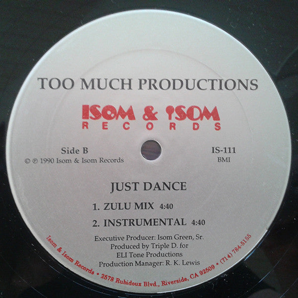 Too Much Productions : Just Dance! (12")