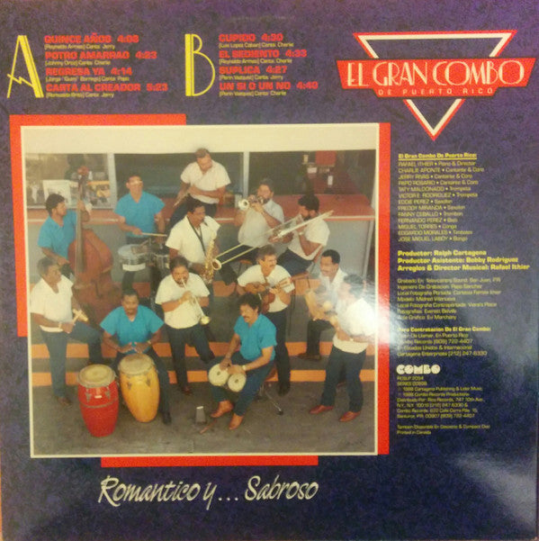 El Gran Combo De Puerto Rico* : Romantico Y....Sabroso (LP, Album)