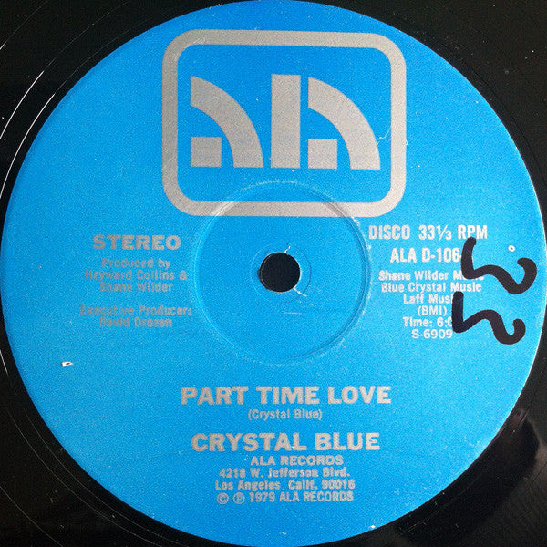 Crystal Blue (5) : Part Time Love (12")