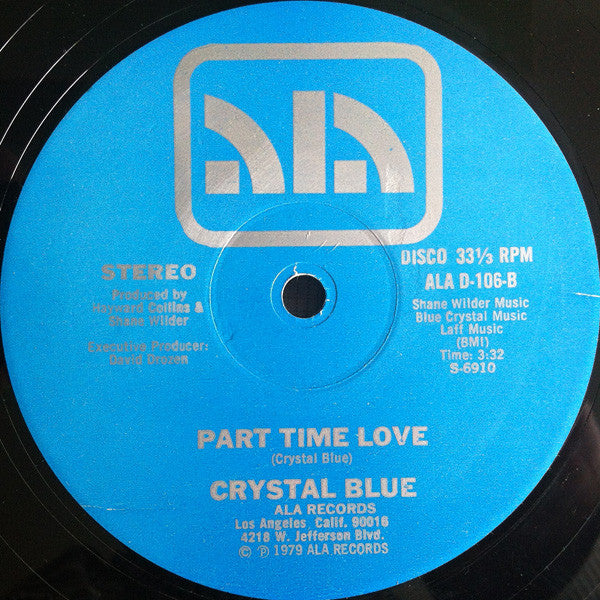 Crystal Blue (5) : Part Time Love (12")