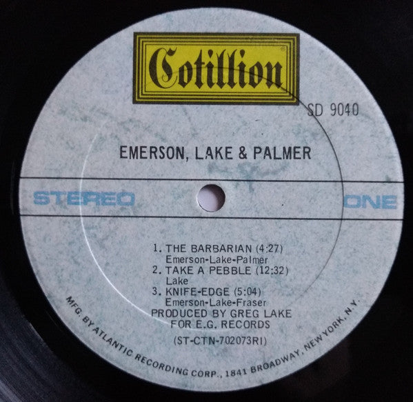 Emerson, Lake & Palmer : Emerson, Lake & Palmer (LP, Album, RI )