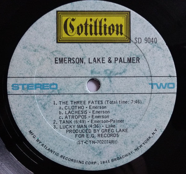 Emerson, Lake & Palmer : Emerson, Lake & Palmer (LP, Album, RI )