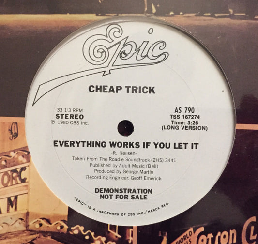 Cheap Trick : Everything Works If You Let It (10", Single, Promo)