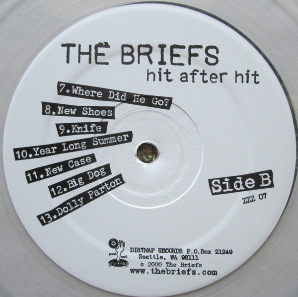 The Briefs : Hit After Hit (LP, Album, Ltd, Cle)