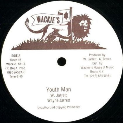 Wayne Jarrett & Augustus Pablo : Youth Man (12")