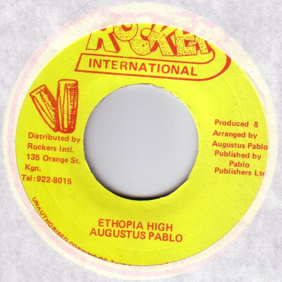 Augustus Pablo : Ethopia High (7")