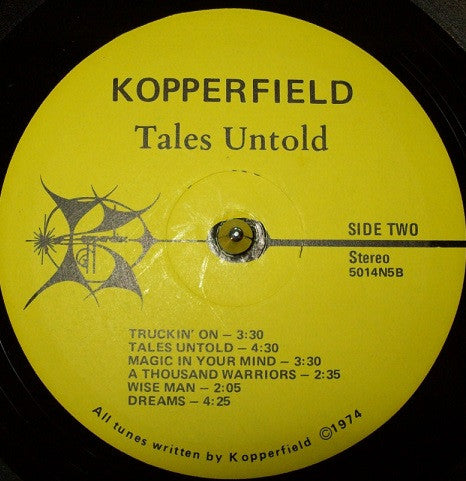 Kopperfield : Tales Untold (LP, Album)