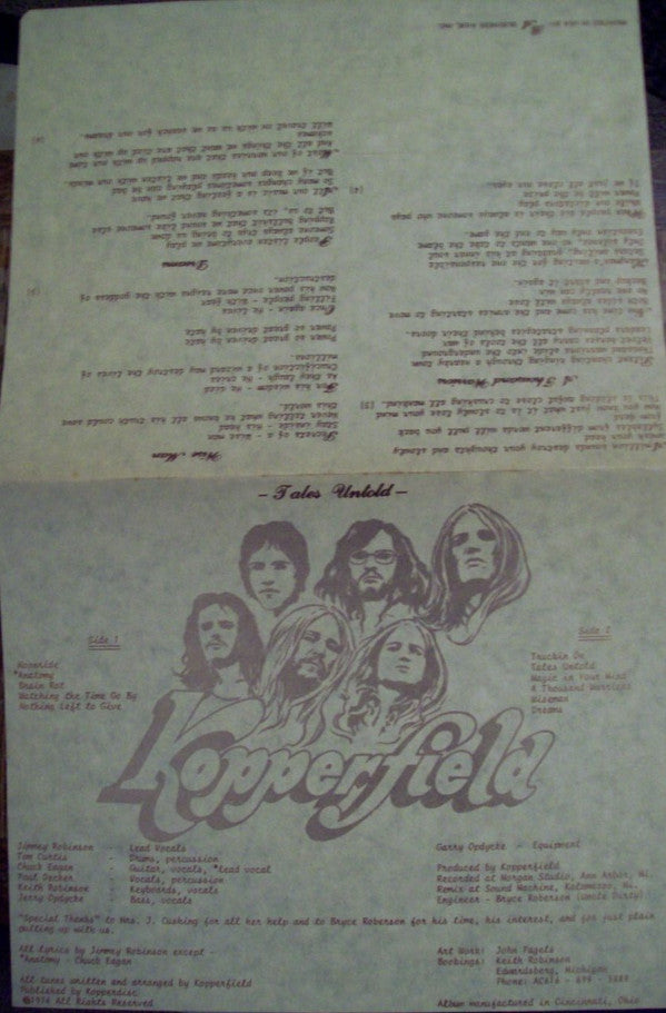 Kopperfield : Tales Untold (LP, Album)