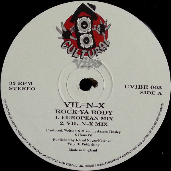 Vil-N-X : Rock Ya Body (12")