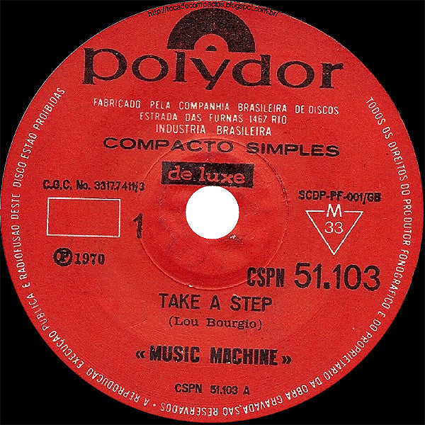 Music Machine (4) : Take A Step  (7", Single)