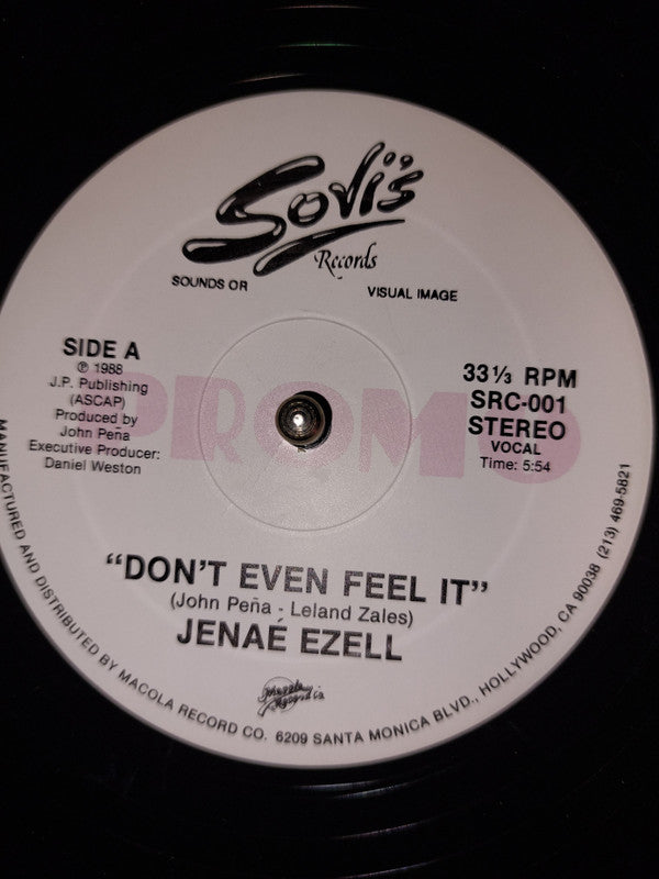 Jenaé Ezell : Don't Even Feel It (12", Promo)