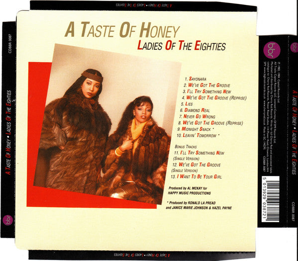 A Taste Of Honey : Ladies Of The Eighties (CD, Album, RE, RM)