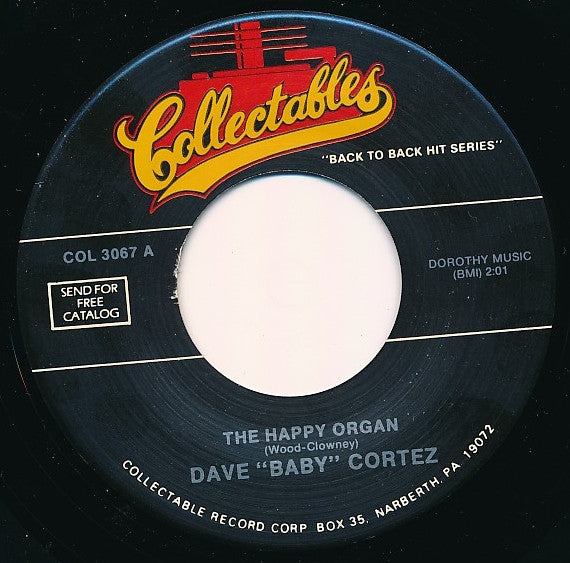 Dave "Baby" Cortez : The Happy Organ / Rinky Dink (7", RE)