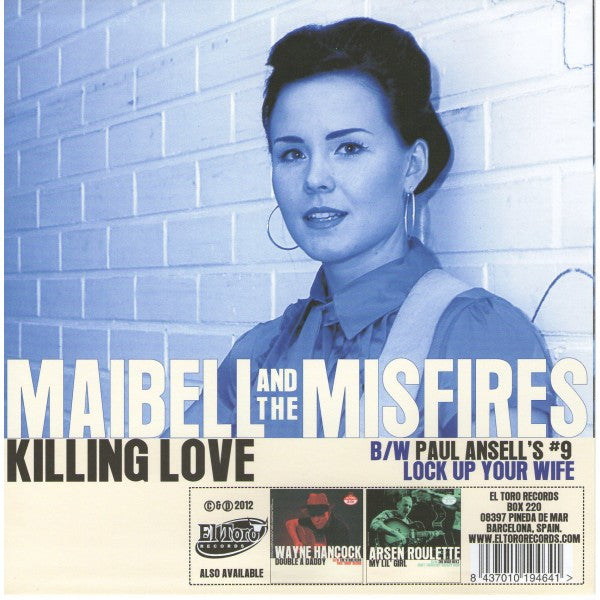 Paul Ansell's Number Nine / Maibell & The Misfires : Lock Up Your Wife / Killing Love (7", Single, Ltd)