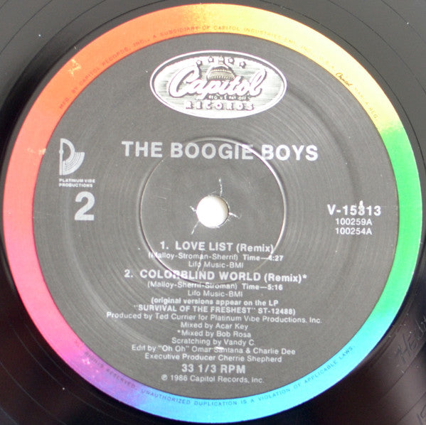 Boogie Boys : Music From The Movie, Enemy Territory (12", Single)