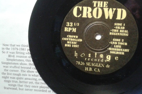 The Crowd (4) : $kad (7", Ltd, Num, Fir)