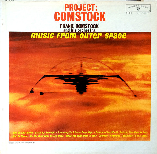 Frank Comstock And His Orchestra : Music From Outer Space (LP, Mono)