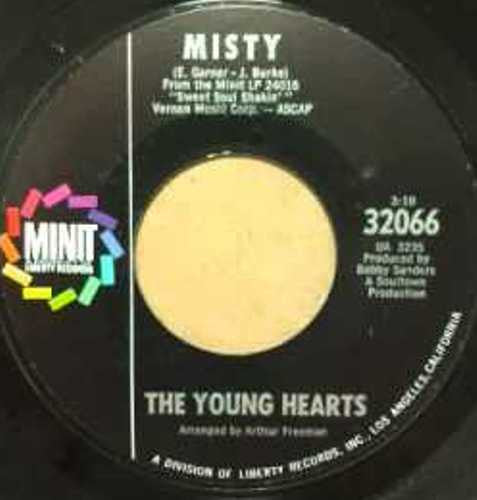 The Younghearts : Misty / Count Down (Here I Come) (7", Single)