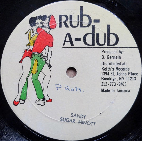 Sugar Minott / Lone Ranger : Sandy / Tailor Man / Jamaican Weed (12")