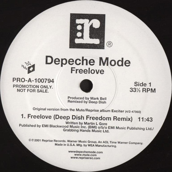 Depeche Mode : Freelove (2x12", Single, Promo)