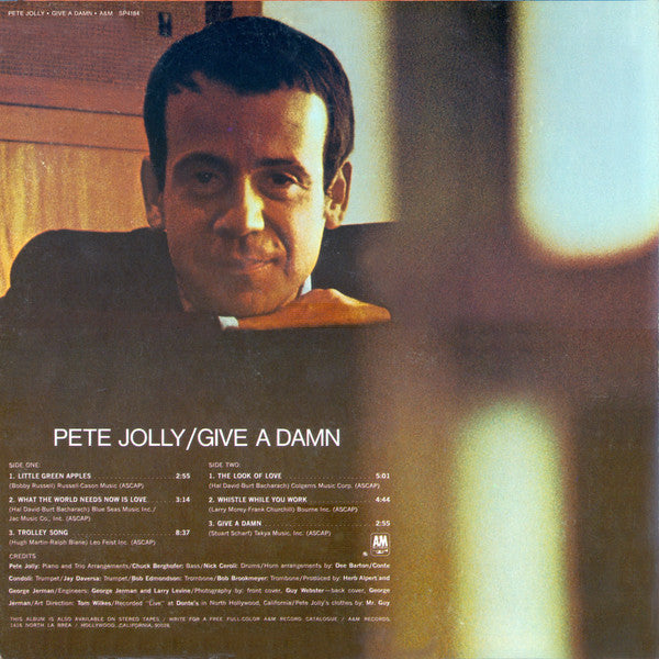 Pete Jolly : Give A Damn (LP, Album)