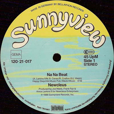 Newcleus : Na Na Beat (12")