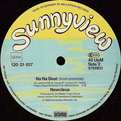 Newcleus : Na Na Beat (12")