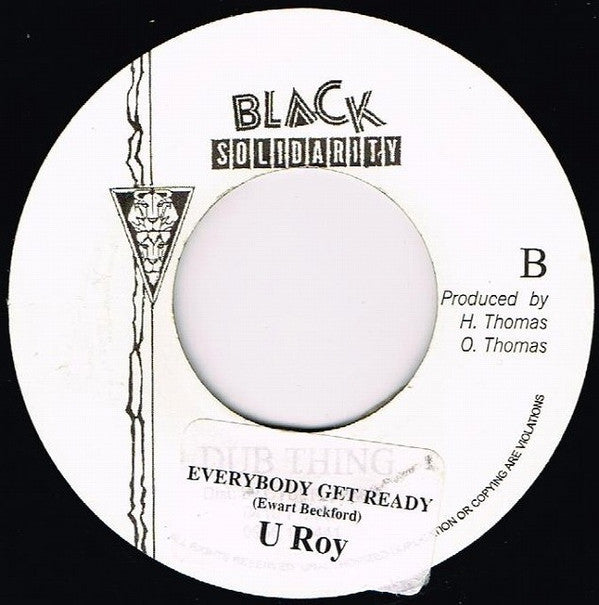 Sammy Dread / U-Roy : Natural Lady / Everybody Get Ready (7", RE, Sti)