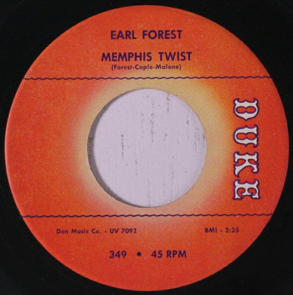 Earl Forest : Memphis Twist / Beale Street Popeye (7", Single)