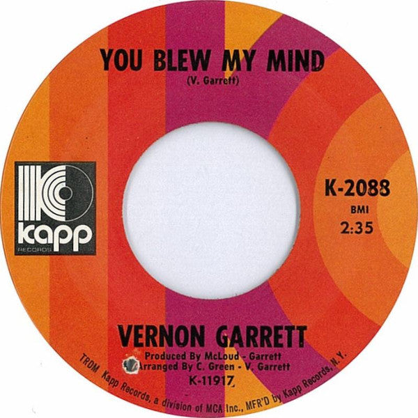 Vernon Garrett : We People In The Ghetto (7")