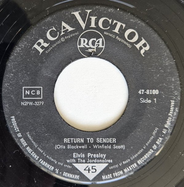 Elvis* : Return To Sender / Where Do You Come From (7", Single)