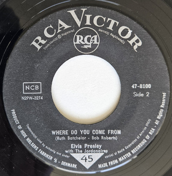 Elvis* : Return To Sender / Where Do You Come From (7", Single)