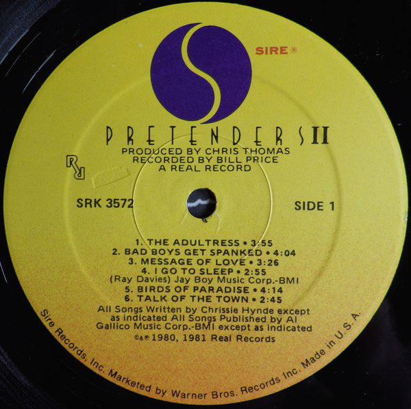 The Pretenders : Pretenders II (LP, Album, Spe)