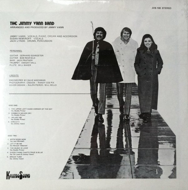 The Jimmy Vann Band : The Upper Left Hand Corner Of The Sky (LP)