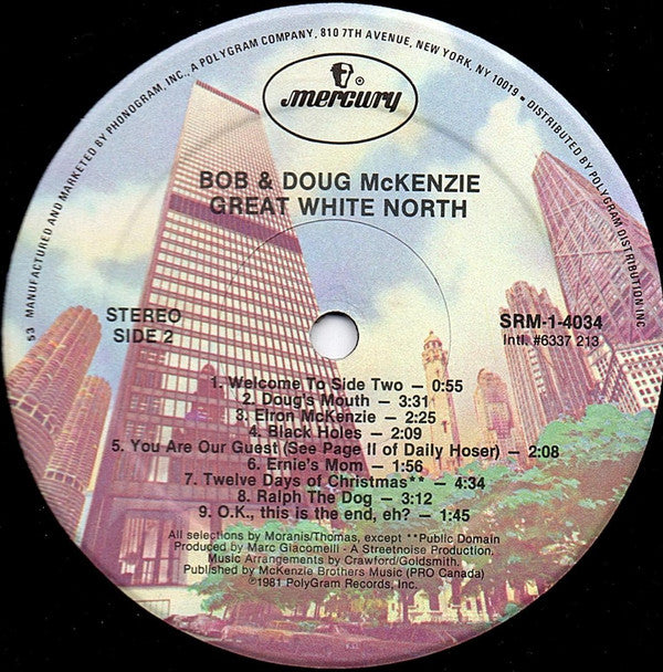 Bob & Doug McKenzie : Great White North (LP, Album, 53 )