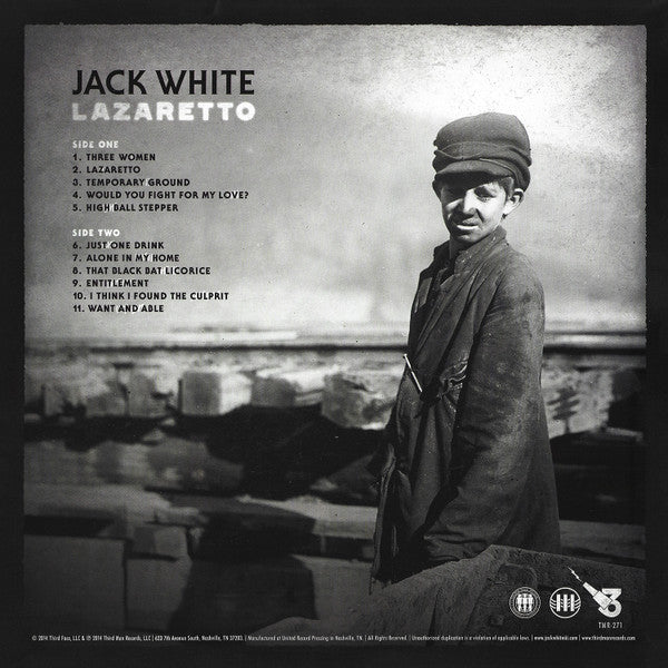 Jack White (2) : Lazaretto (LP, Album, Etch, Ult)