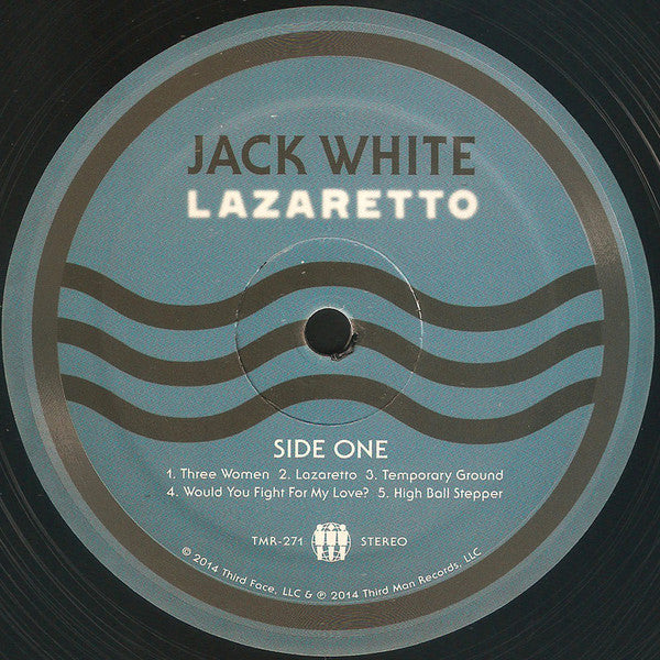 Jack White (2) : Lazaretto (LP, Album, Etch, Ult)