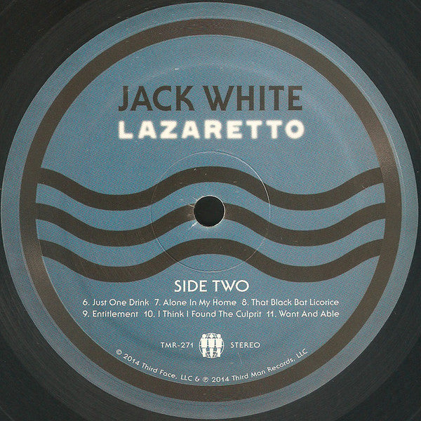 Jack White (2) : Lazaretto (LP, Album, Etch, Ult)