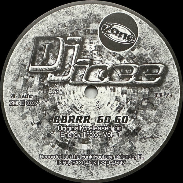 DJ Icey : Bbrr Go Go / Emerald (12")