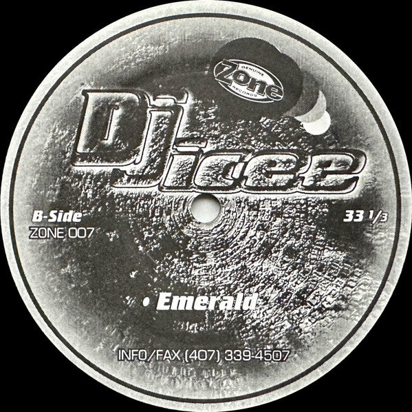 DJ Icey : Bbrr Go Go / Emerald (12")