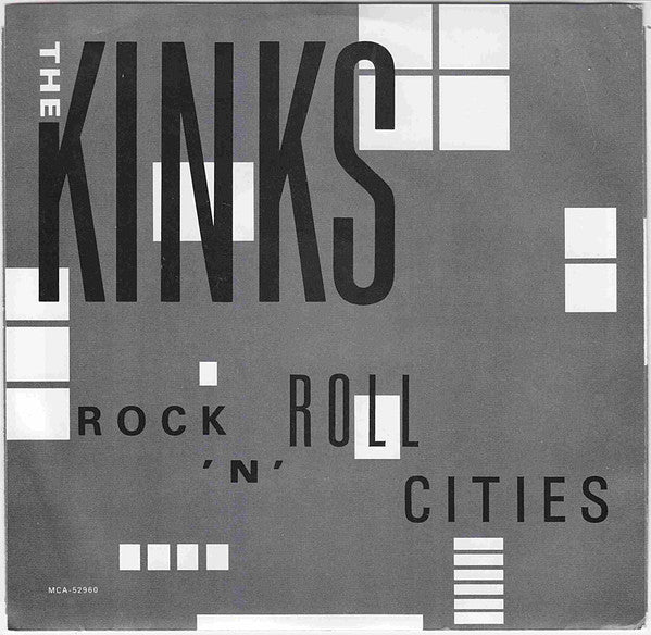 The Kinks : Rock 'N' Roll Cities (7", Promo, Pin)